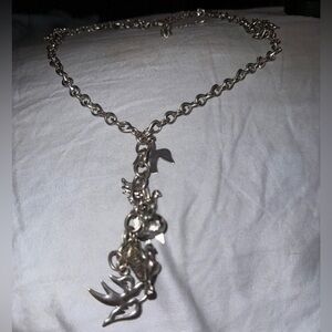 Silver Dangle Necklace